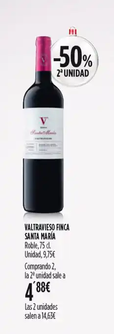 Hipercor Valtravieso finca santa maria oferta