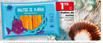 Dia Palitos de surimi Mari Marinera Dia 300g oferta