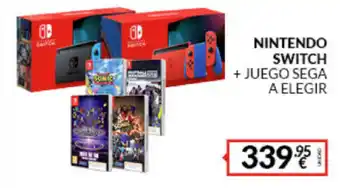 Game Nintendo Switch + Juego Sega A Elegir oferta