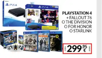 Game Playstation 4 + Fallout 76 O The Division O For Honor O Starlink oferta