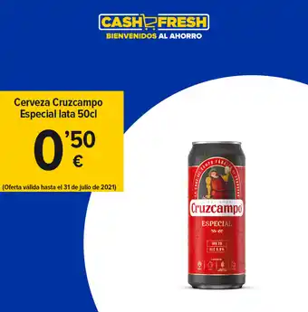 Cash Fresh Cerveza Cruzcampo Especial lata 50cl oferta