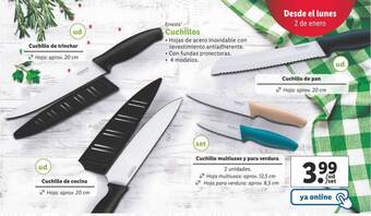 Lidl Ernesto cuchillos oferta