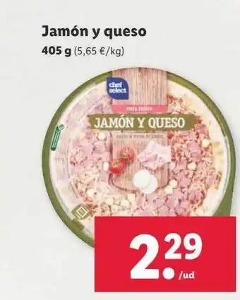 Lidl Jamón y queso oferta