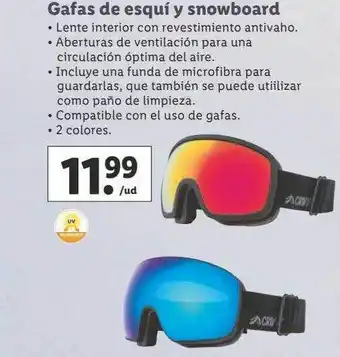 Lidl Gafas de esquí y snowboard oferta