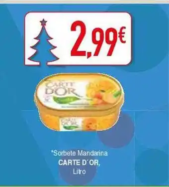 Masymas Sorbete mandarina carte d'or oferta