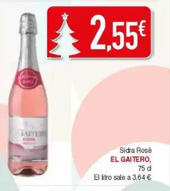 Sidra rosé el gaitero