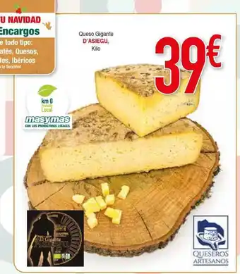 Masymas Queso gigante d'asiegu oferta