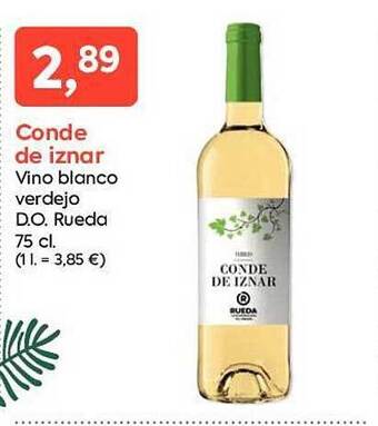 Suma Supermercados Conde de iznar vino blanco verdejo d.o. rueda oferta