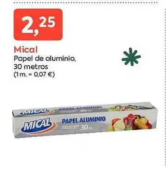 Suma Supermercados Mcial papel de aluminio 30 metros oferta