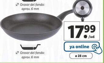 Lidl Sartén de aluminio oferta