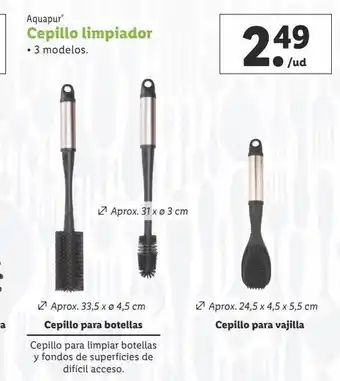 Lidl Cepillos aquapur oferta