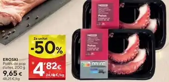 Caprabo Pulpo eroski oferta