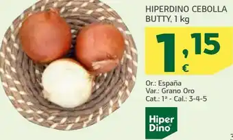 HiperDino Hiperdino cebolla butty oferta