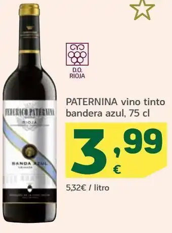 HiperDino Paternina vino tinto bandera azul oferta