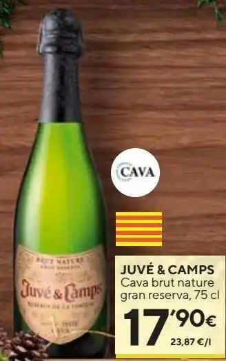 Caprabo Cava brut juvé y camps oferta