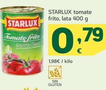 HiperDino Starlux tomate frito oferta