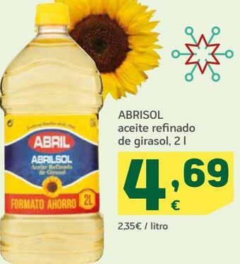 HiperDino Abrisol aceite refinado de girasol oferta