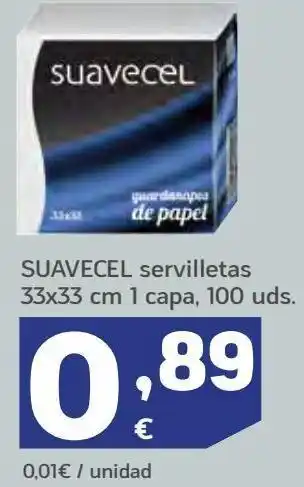 HiperDino Suavecel servilletas oferta