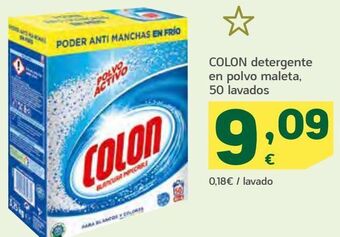 HiperDino Colon detergente en polvo maleta oferta
