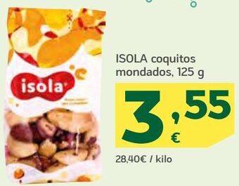 HiperDino Isola coquitos mondados oferta
