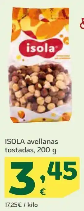 HiperDino Isola avellana tostada oferta
