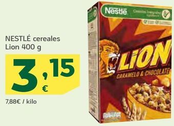 HiperDino Nestlé cereales lion oferta