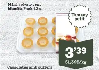 Sorli Mini Vol-Au-Vent Musfi's Pack 12 u oferta