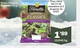Sorli Brots Classic Florette 100 g oferta