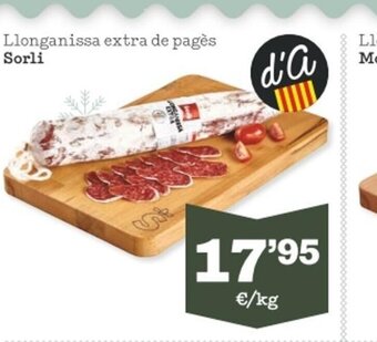 Sorli Llonganissa Extra De Pages Sorli oferta