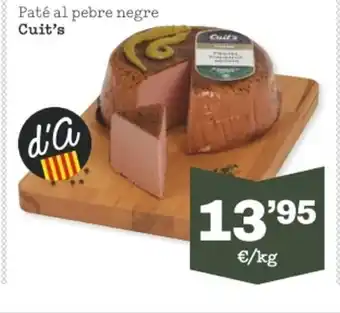 Sorli Pate Al Pebre Negre Cuit's oferta