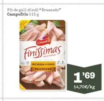 Sorli Pit De Gall Dindi "Braseado" Campofrio 115 g oferta