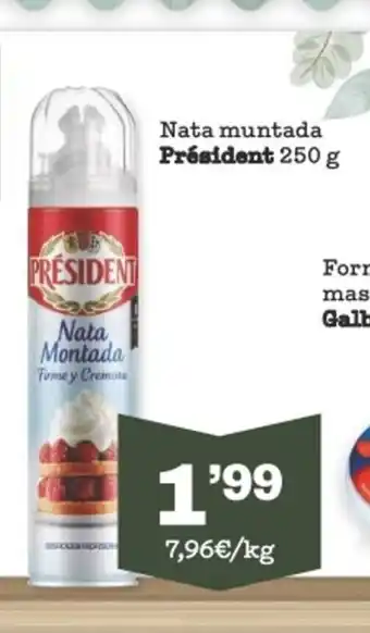 Sorli Nata Muntanda President 250 g oferta
