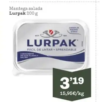 Sorli Mantega Salada Lurpak 200 g oferta