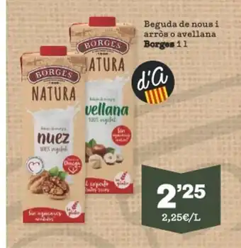Sorli Beguda De Nous i Arros O Avellana Borges 1 L oferta