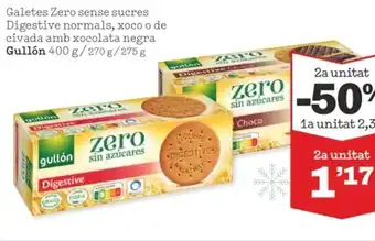 Sorli Gullon 400 g / 270g / 275g oferta