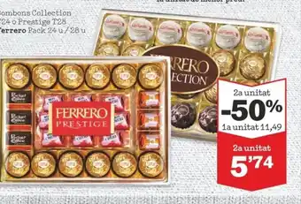 Sorli Ferrero Pack 24 u / 28 u oferta