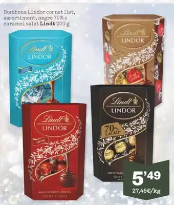 Sorli Lindt 200 g oferta