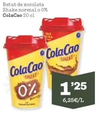 Sorli ColaCao 20 cl oferta