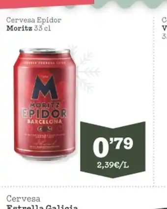 Sorli Moritz 33 cl oferta