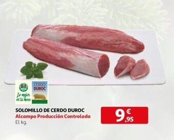 Alcampo Solomillo de cerdo duroc oferta
