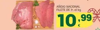 HiperDino Añojo nacional filete de 1a oferta