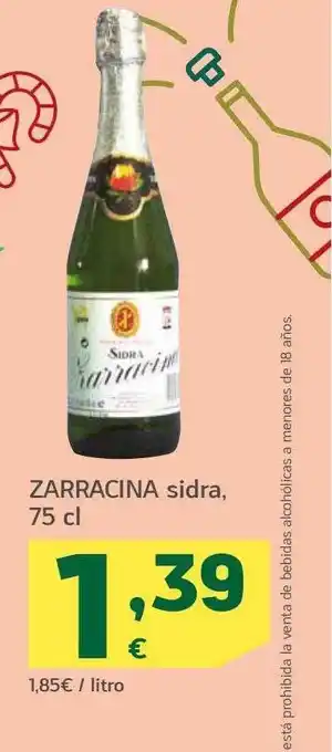 HiperDino Zarracina sidra oferta