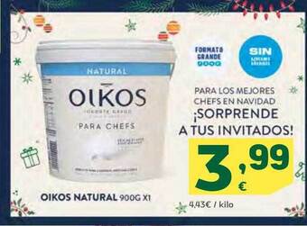 HiperDino Oikos natural oferta