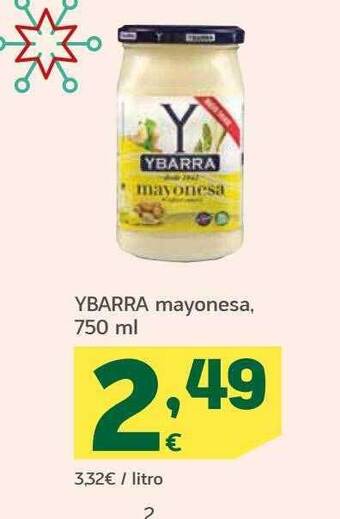 HiperDino Ybarra mayonesa oferta
