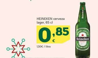 HiperDino Heineken cerveza lager oferta