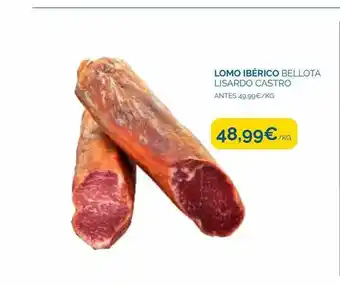 Supermercados La Despensa Lomo ibérico bellota lisardo castro oferta