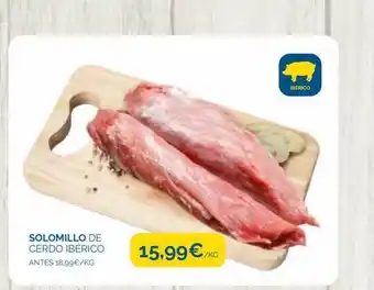 Supermercados La Despensa Solomillo de cerdo ibérico antes oferta