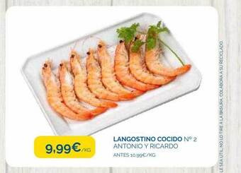 Supermercados La Despensa Langostino cocido n°2 antonio y ricardo oferta