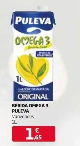 Alcampo Bebida omega 3 puleva oferta