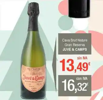 Masymas Cava brut nature gran reserva juvé & camps oferta